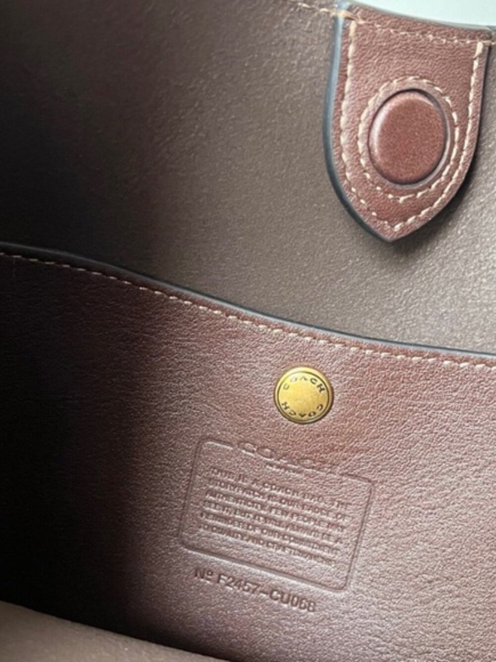 Coach Brooklyn 28 Shoulder Bag-Maple - Picture 4 of 8